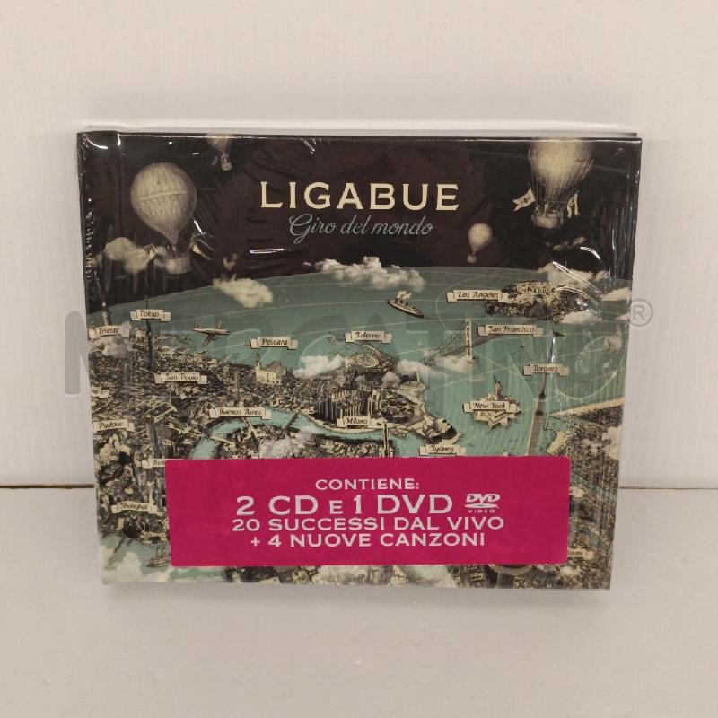 LIGABUE 2CD + 1 DVD GIRO DEL MONDO NUOVO IMBALLATO | Mercatino dell'Usato Colleferro 1