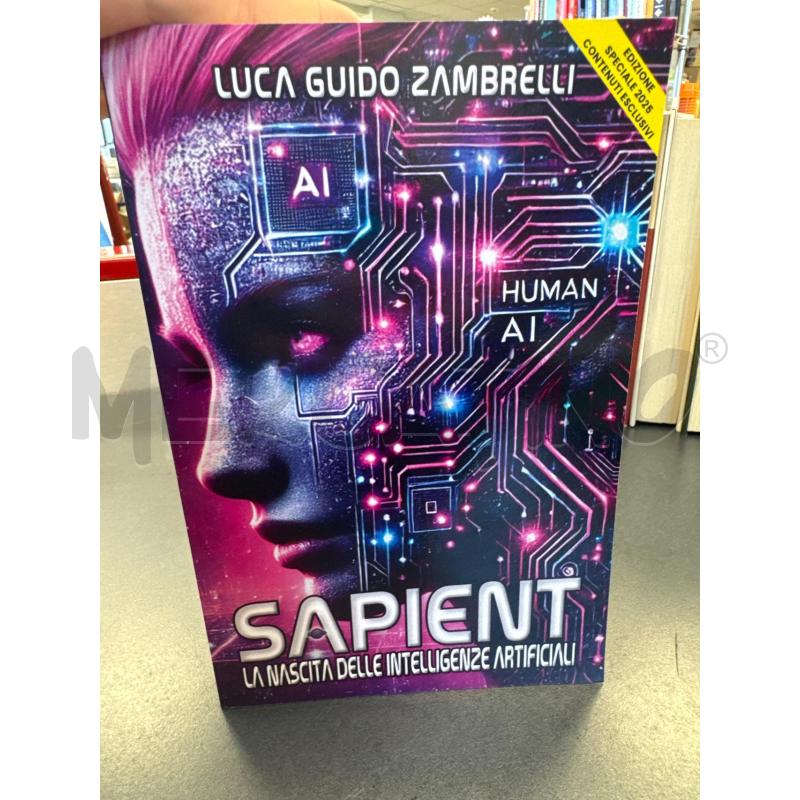 LUCA GUIDO ZAMBRELLI- SAPIENT LA NASCITA DELLE INTELLIGENZE ARTIFICIALI | Mercatino dell'Usato Colleferro 1