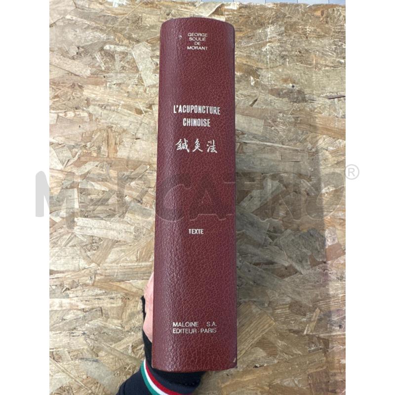L'ACUPONCTURE CHINOISE ED. 1972 VOL.1 | Mercatino dell'Usato Colleferro 5