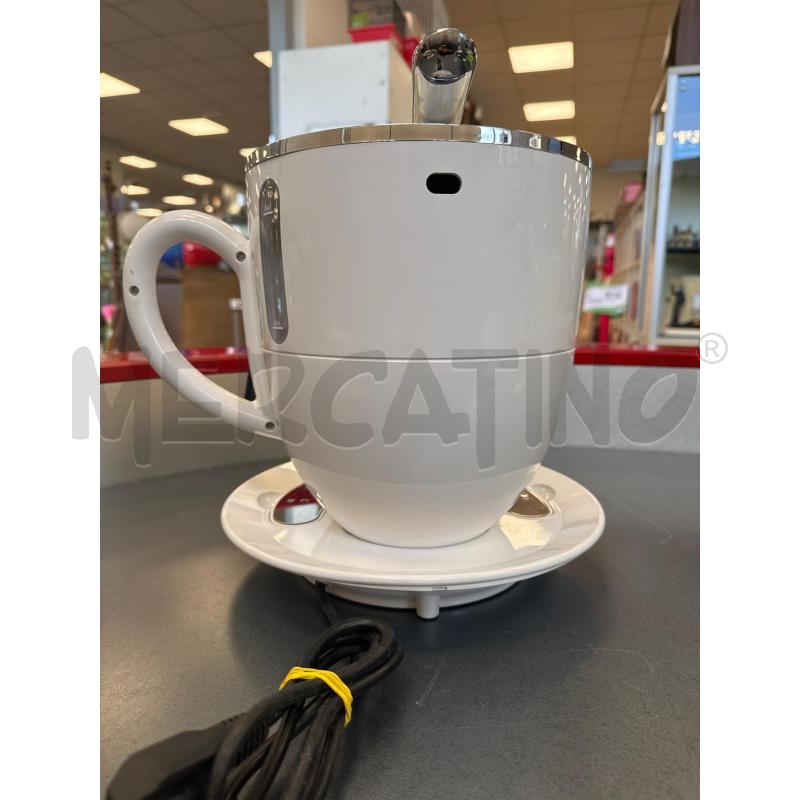 MACCHINA CAFFE' TAZZONA BIALETTI BIANCA CF36 | Mercatino dell'Usato Colleferro 2