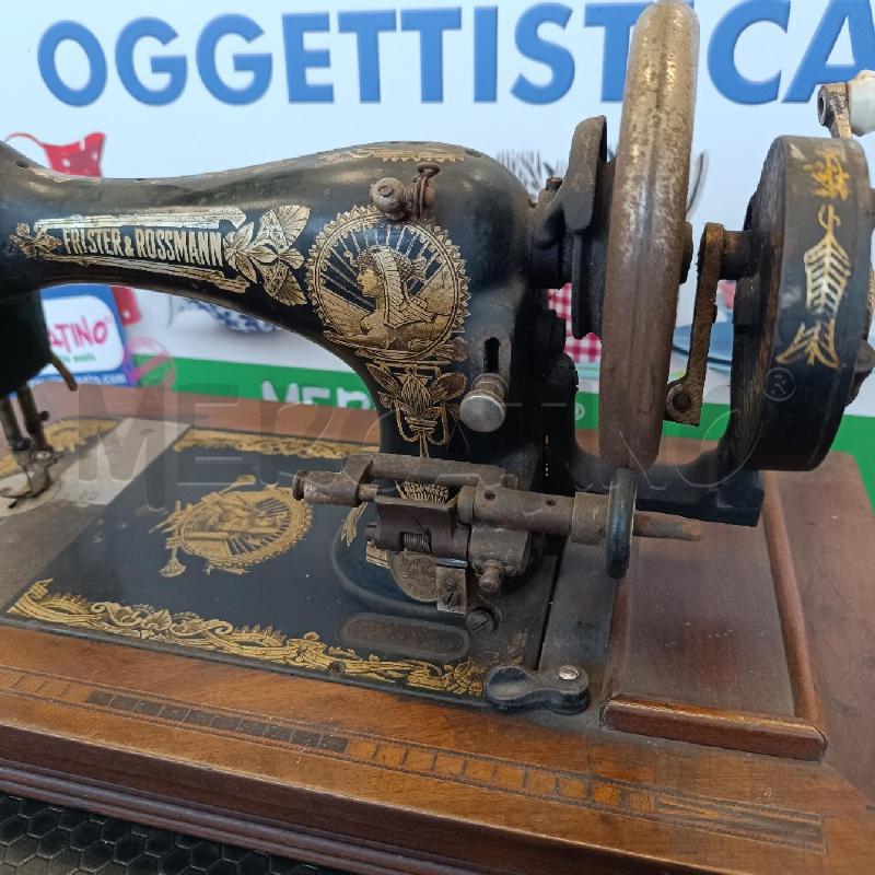 MACCHINA CUCIRE A MANOVELLA ANNI PRIMI '900 FRISTER & ROSSMANN | Mercatino dell'Usato Colleferro 2