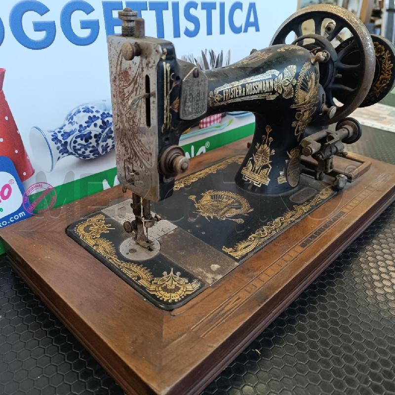 MACCHINA CUCIRE A MANOVELLA ANNI PRIMI '900 FRISTER & ROSSMANN | Mercatino dell'Usato Colleferro 3