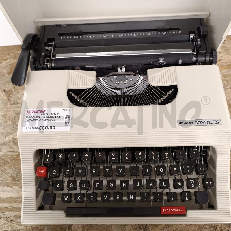 MACCHINA DA SCRIVERE ANTARES COMPACT29  | Mercatino dell'Usato Colleferro 2