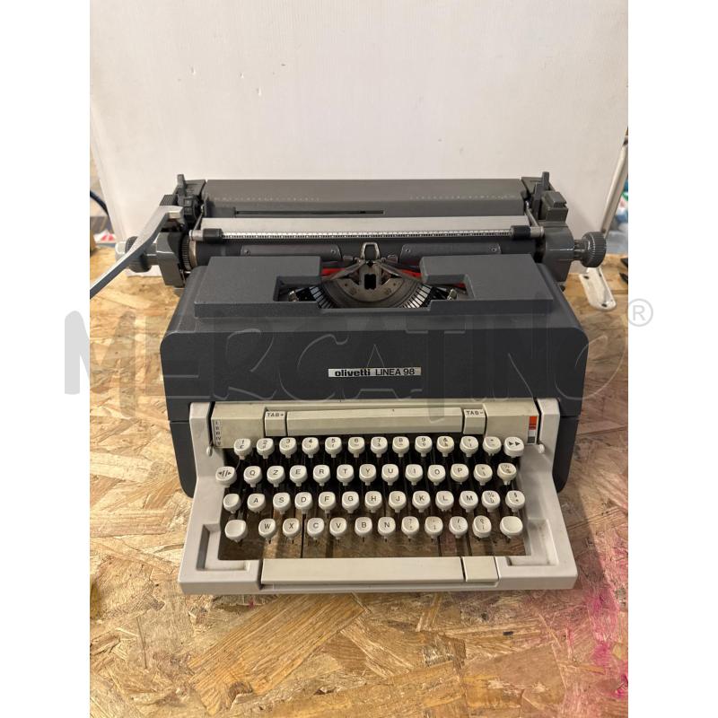 MACCHINA DA SCRIVERE OLIVETTI LINEA 98  | Mercatino dell'Usato Colleferro 1