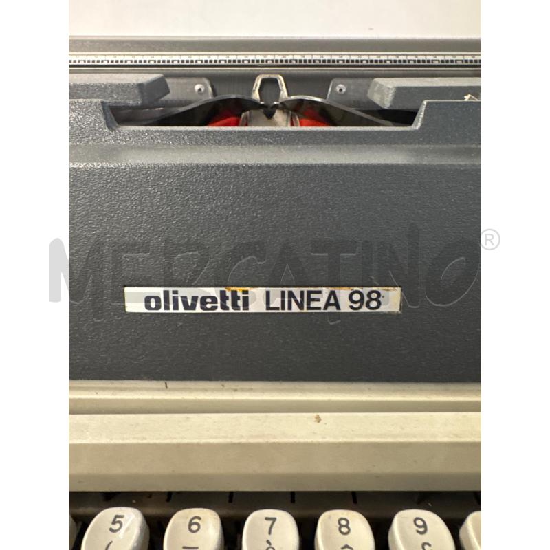 MACCHINA DA SCRIVERE OLIVETTI LINEA 98  | Mercatino dell'Usato Colleferro 2