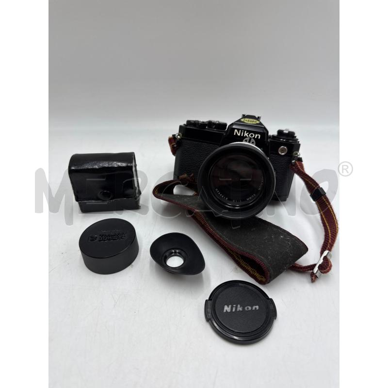 MACCHINA FOTOGRAFICA NIKON FE +SKYLIGHT 52MM + FILTRI MACRO TAMRON  | Mercatino dell'Usato Colleferro 1
