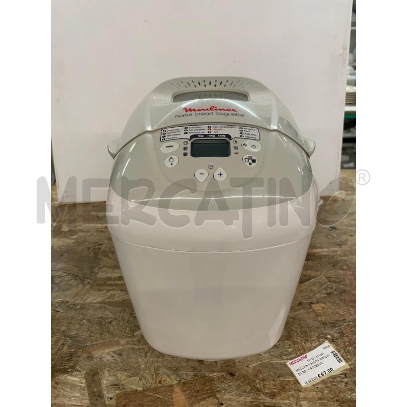 MACCHINA PASTA MOULINEX B01 + ACCESSORIO PER BAGUETTE NUOVA | Mercatino dell'Usato Colleferro 1