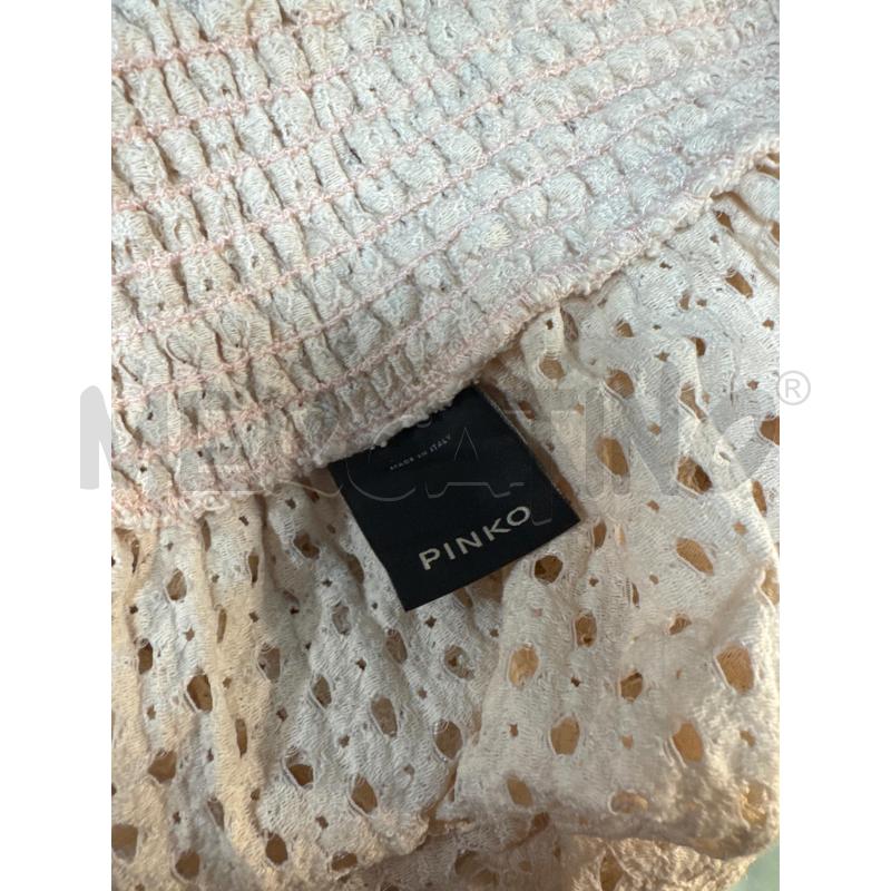 MAGLIA DONNA PINKO SCOLLO BARCH RETINA BEIGE STELLA | Mercatino dell'Usato Colleferro 4
