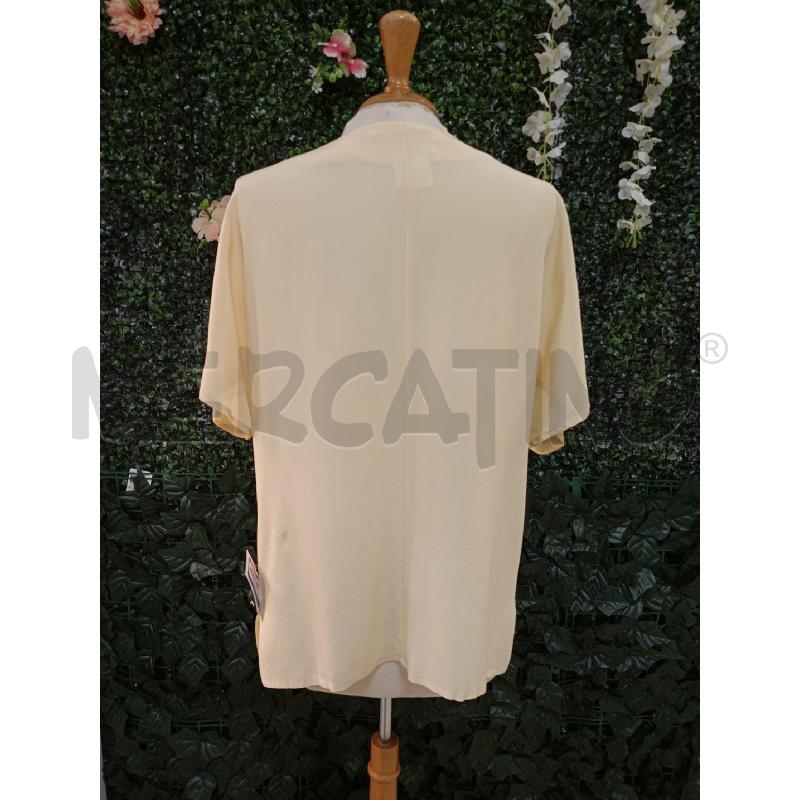 MAGLIA DONNA ROSAMALVA GIA RICAMO PERLINE COLLO | Mercatino dell'Usato Colleferro 2