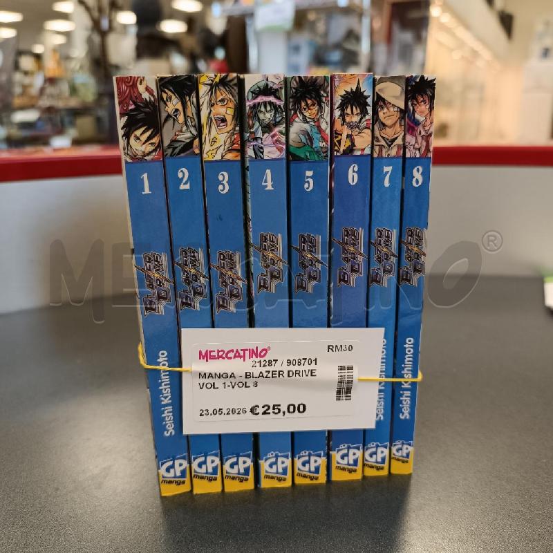 MANGA - BLAZER DRIVE VOL 1-VOL 8  | Mercatino dell'Usato Colleferro 2
