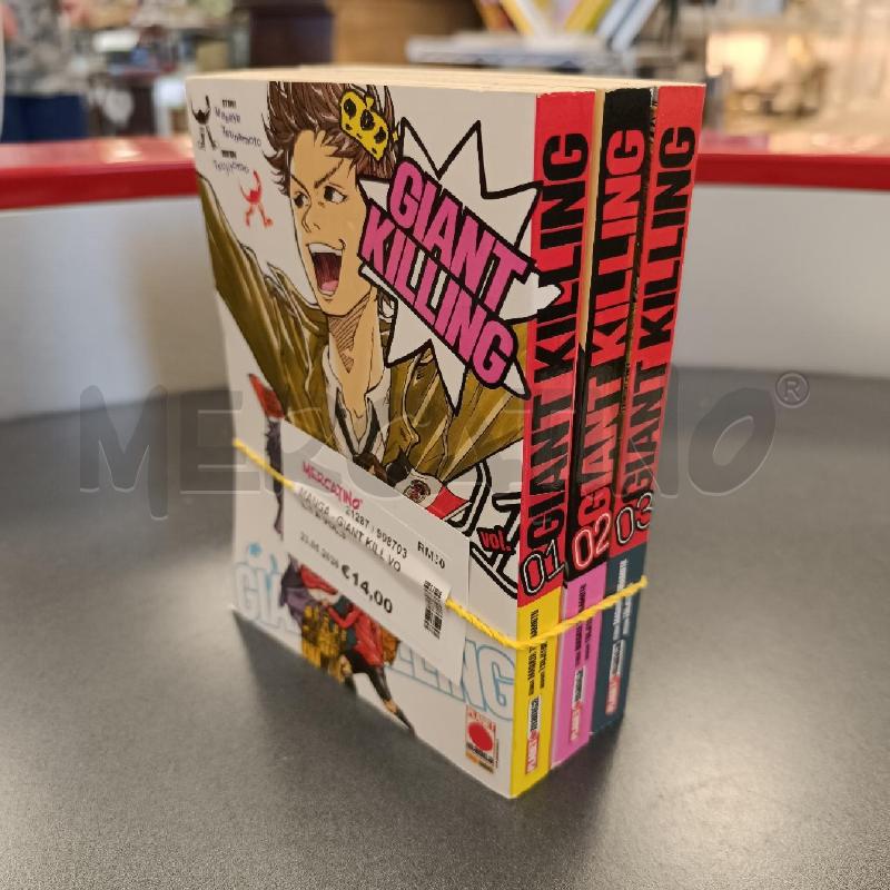 MANGA - GIANT KILL VOL.1 A VOL.3  | Mercatino dell'Usato Colleferro 1