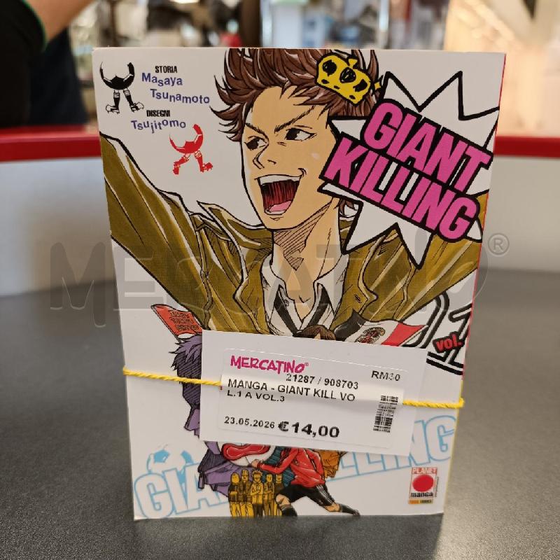 MANGA - GIANT KILL VOL.1 A VOL.3  | Mercatino dell'Usato Colleferro 2