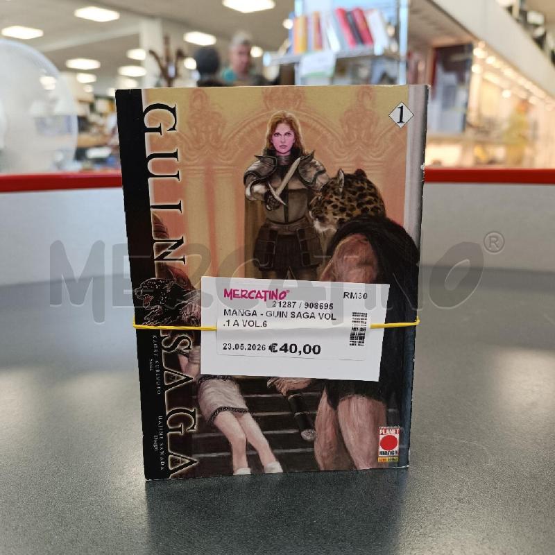 MANGA - GUIN SAGA VOL.1 A VOL.6 | Mercatino dell'Usato Colleferro 1