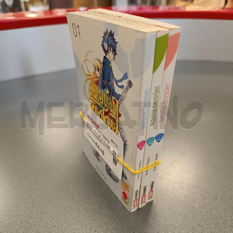 MANGA - HALLELUYA OVERDRIVE VO.1 A VOL.3 | Mercatino dell'Usato Colleferro 1