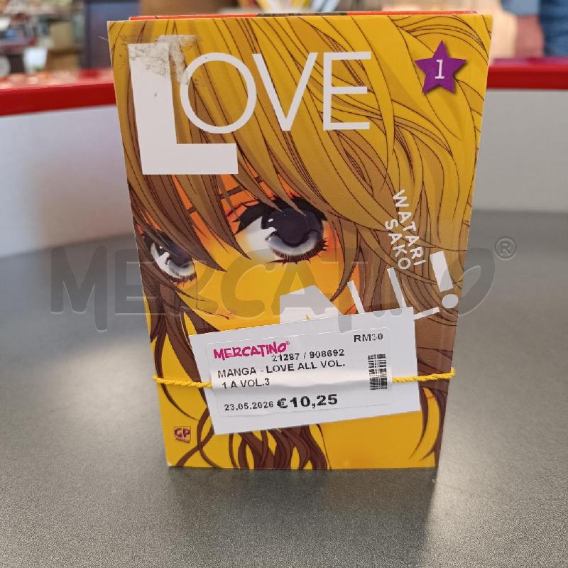MANGA - LOVE ALL VOL. 1 A VOL.3 | Mercatino dell'Usato Colleferro 5