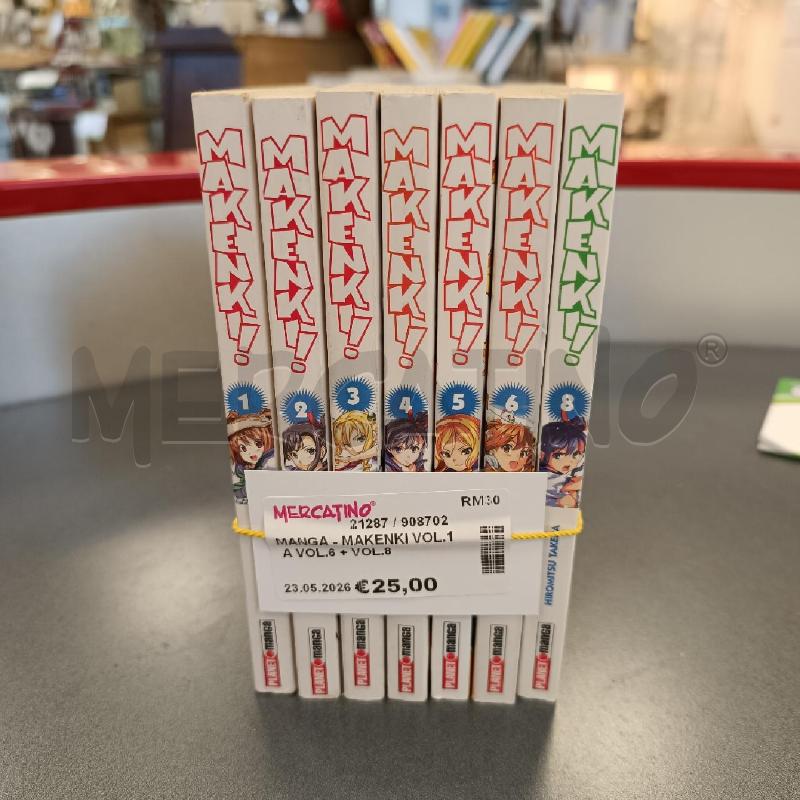 MANGA - MAKENKI VOL.1 A VOL.6 + VOL.8 | Mercatino dell'Usato Colleferro 2
