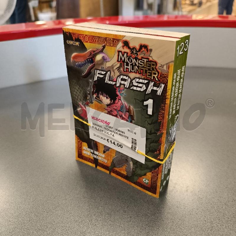 MANGA - MONSTER HUNTER FLASH VOL.1 A VOL.3 | Mercatino dell'Usato Colleferro 1