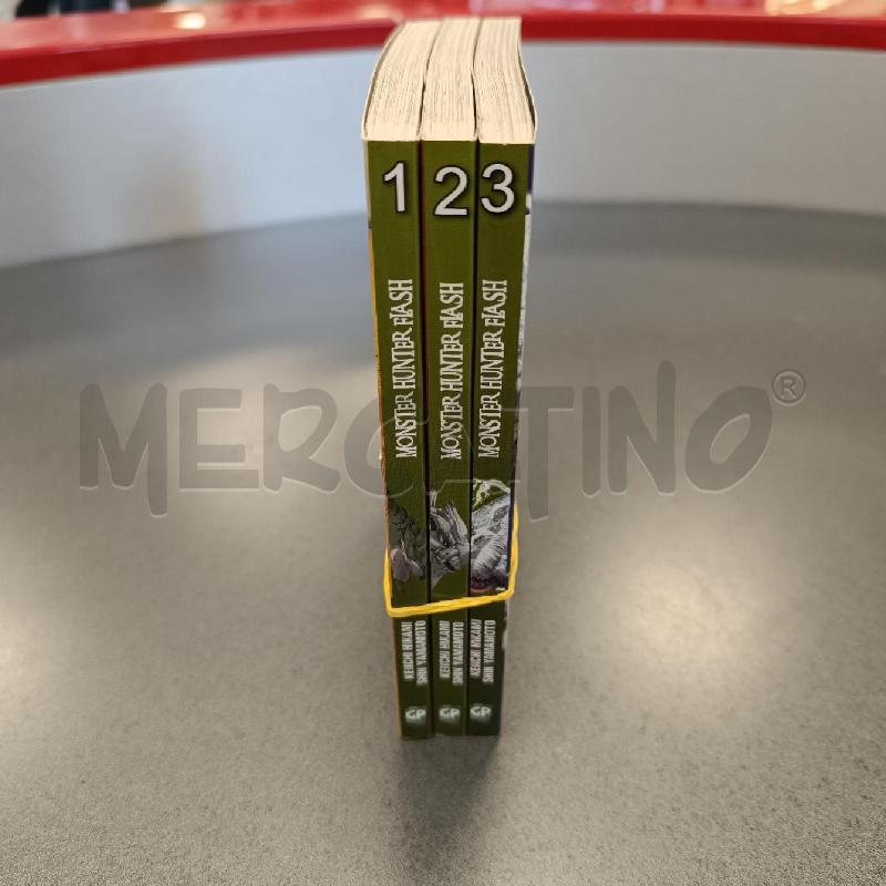 MANGA - MONSTER HUNTER FLASH VOL.1 A VOL.3 | Mercatino dell'Usato Colleferro 2