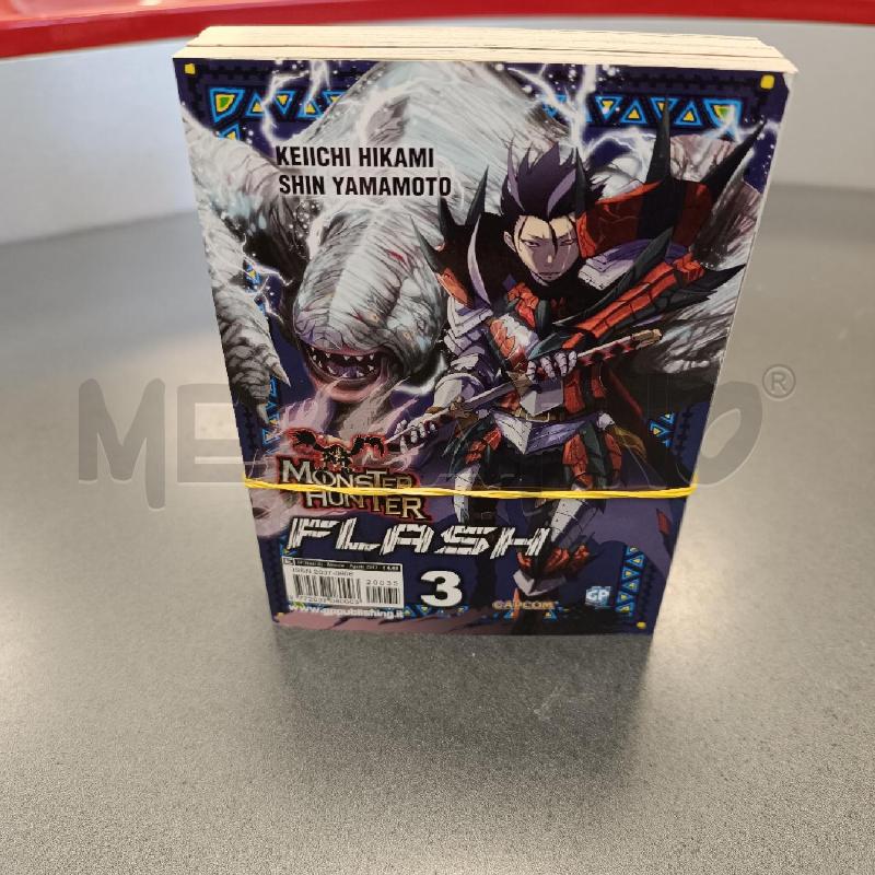 MANGA - MONSTER HUNTER FLASH VOL.1 A VOL.3 | Mercatino dell'Usato Colleferro 3