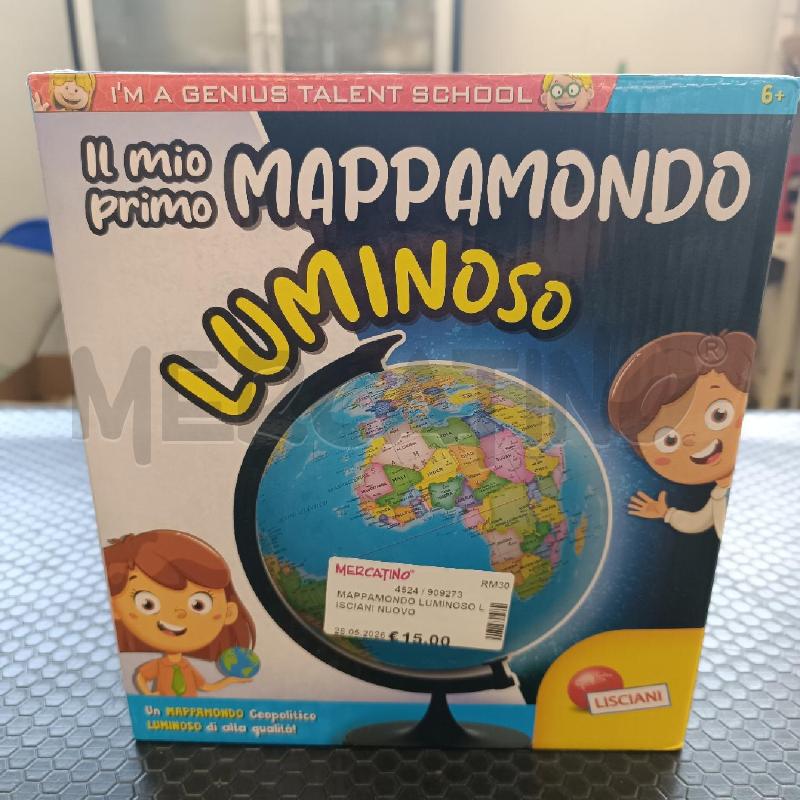 MAPPAMONDO LUMINOSO LISCIANI NUOVO | Mercatino dell'Usato Colleferro 1
