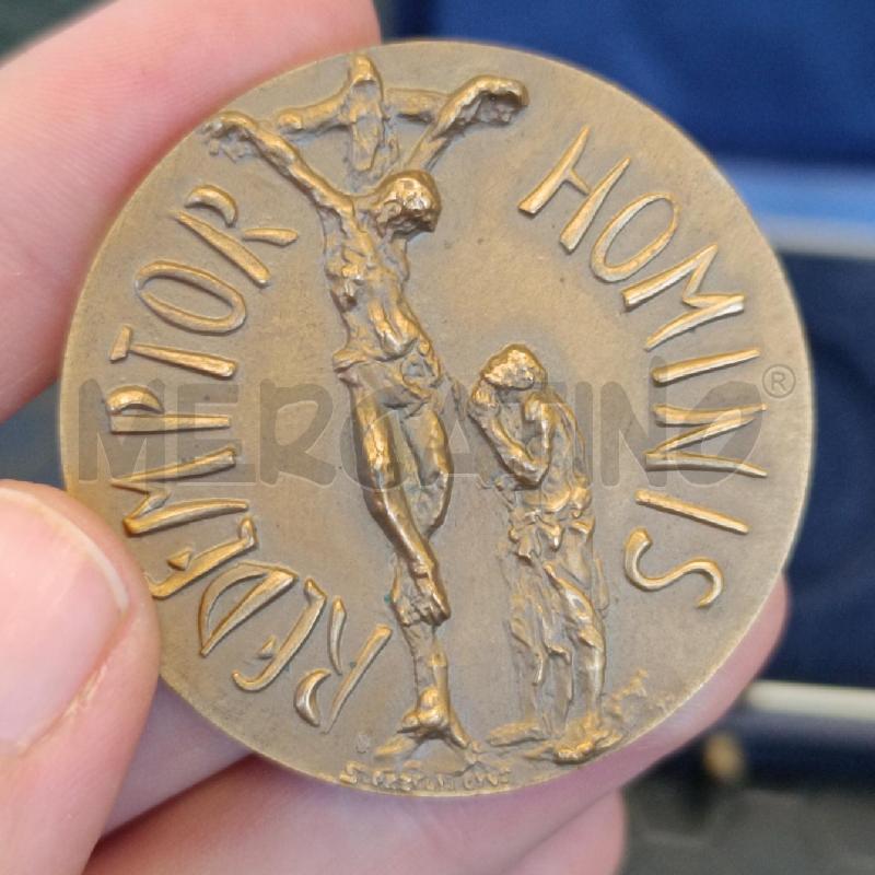MEDAGLIA ANNUALE IN BRONZO DORATO 1980 GIOVANNI PAOLO II | Mercatino dell'Usato Colleferro 3