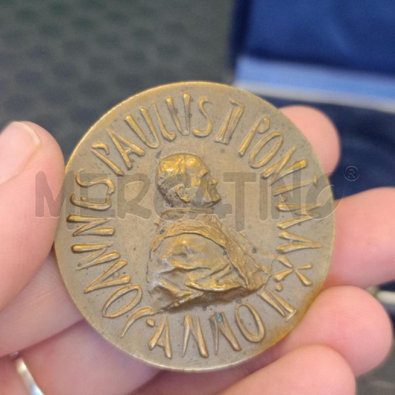 MEDAGLIA ANNUALE IN BRONZO DORATO 1980 GIOVANNI PAOLO II | Mercatino dell'Usato Colleferro 4