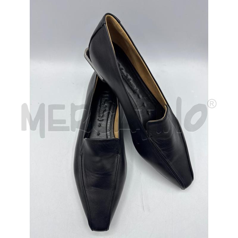 MOCASSINI DONNA MAX MARA NERE PELLE PUNTA  | Mercatino dell'Usato Colleferro 4