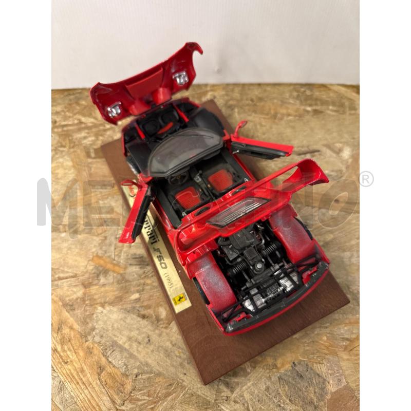MODELLINO AUTO 1/18 MAISTO FERRARI F50 BASE LEGNO | Mercatino dell'Usato Colleferro 2