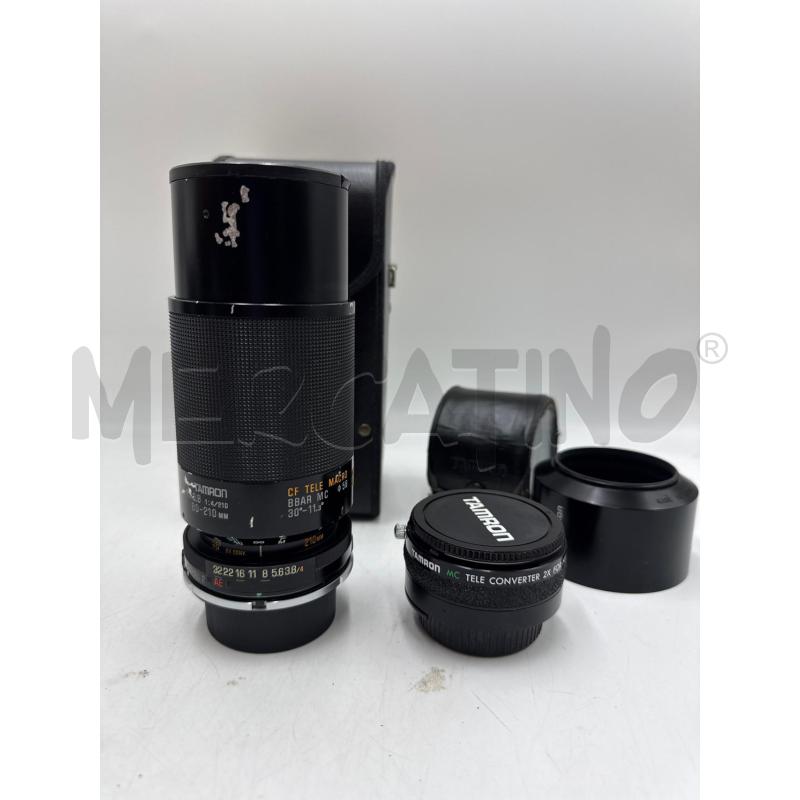 OBIETTIVO TAMRON CF TELE MACRO ADAPTAL 2 + LENTI | Mercatino dell'Usato Colleferro 1