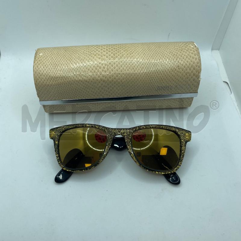 OCCHIALI DONNA CARRERA BY JIMMY CHOO GLITTER ORO  | Mercatino dell'Usato Colleferro 1