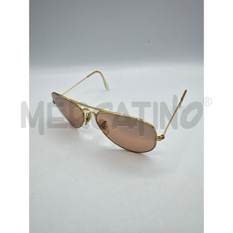 OCCHIALI DONNA RAYBAN AVIATOR MONT DORATA SPECCHIATI  | Mercatino dell'Usato Colleferro 2