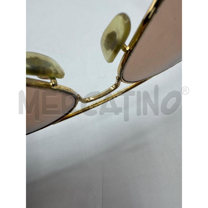 OCCHIALI DONNA RAYBAN AVIATOR MONT DORATA SPECCHIATI  | Mercatino dell'Usato Colleferro 4