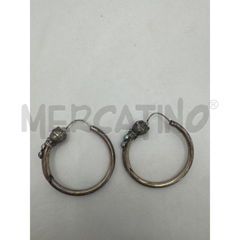 ORECCHINI ARGENTONE 2 PIE TURCH ETNICI | Mercatino dell'Usato Colleferro 2
