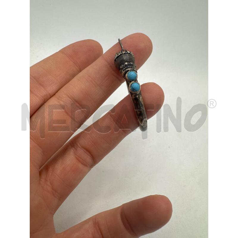 ORECCHINI ARGENTONE 2 PIE TURCH ETNICI | Mercatino dell'Usato Colleferro 3