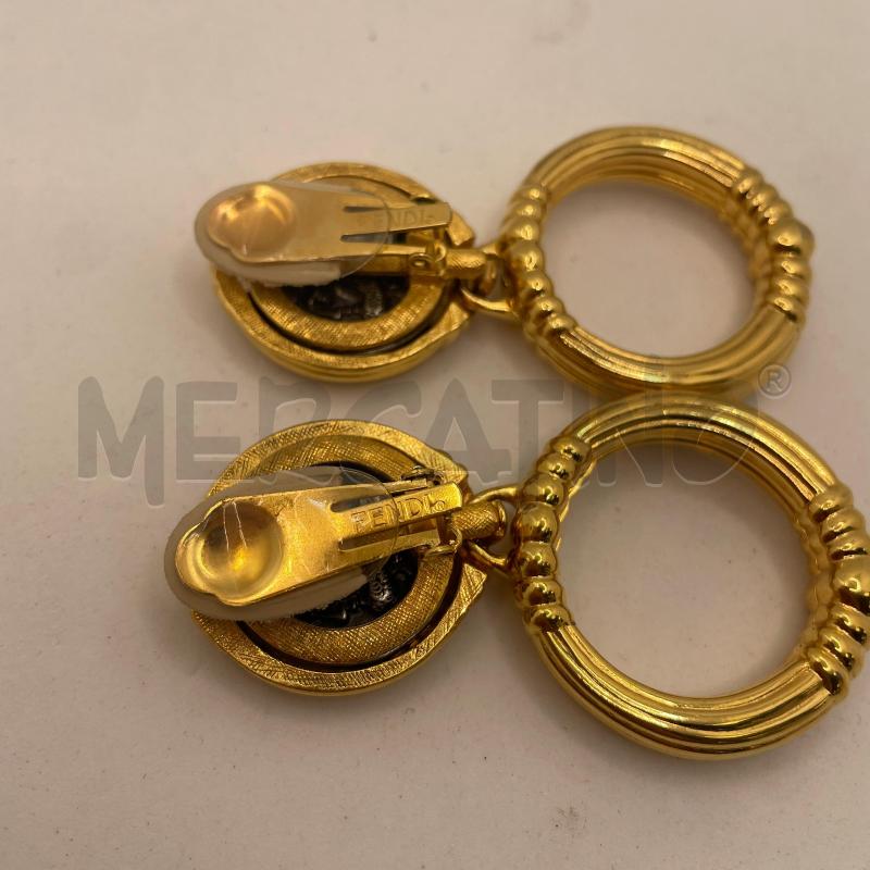 ORECCHINI FENDI ROMA 1925 FF VINTAGE ANNI 80/90  | Mercatino dell'Usato Colleferro 2