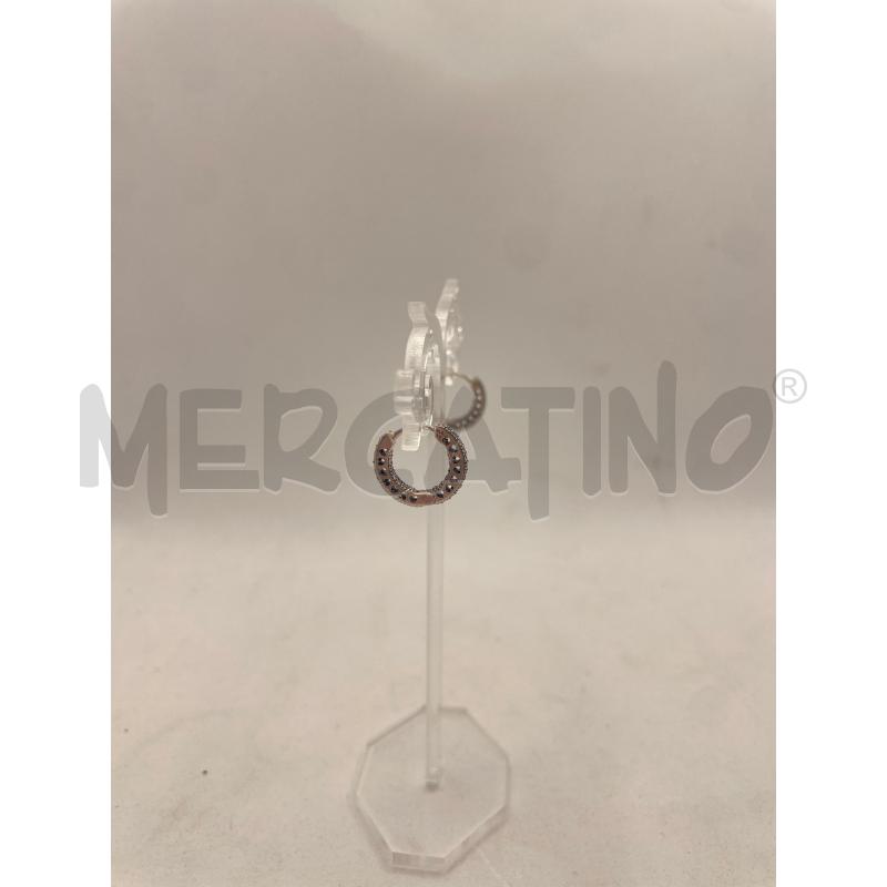 ORECCHINI PANDORA ARG925 CERCHIETT STRASS CUORICINI | Mercatino dell'Usato Colleferro 3