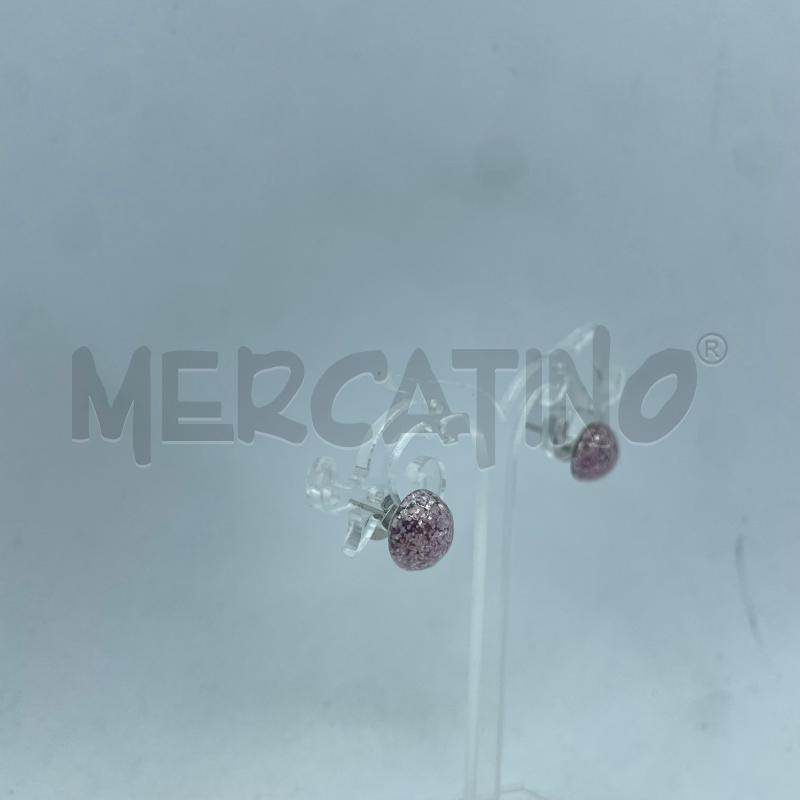 ORECCHINI POTTONCINO MURANO ARG 925 LILLA | Mercatino dell'Usato Colleferro 2