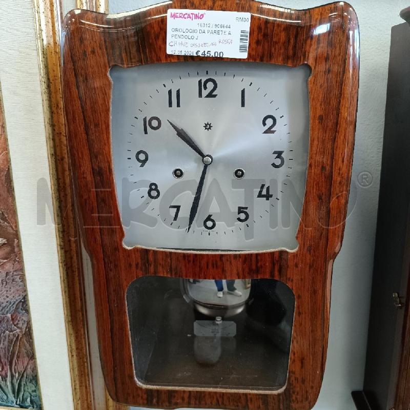OROLOGIO DA PARETE A PENDOLO J | Mercatino dell'Usato Colleferro 1