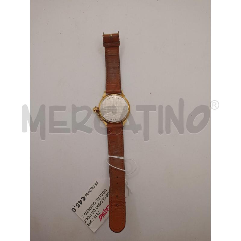 OROLOGIO DA POLSO CARUCCI AL QUARZO CINT PELLE QUADRANTE BIA DO | Mercatino dell'Usato Colleferro 3