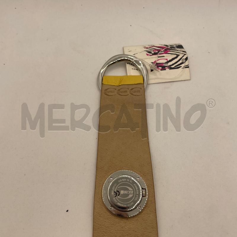 OROLOGIO DA POLSO ROBERTO CAVALLI CINTURINO IN PELLE GIALLO  | Mercatino dell'Usato Colleferro 4