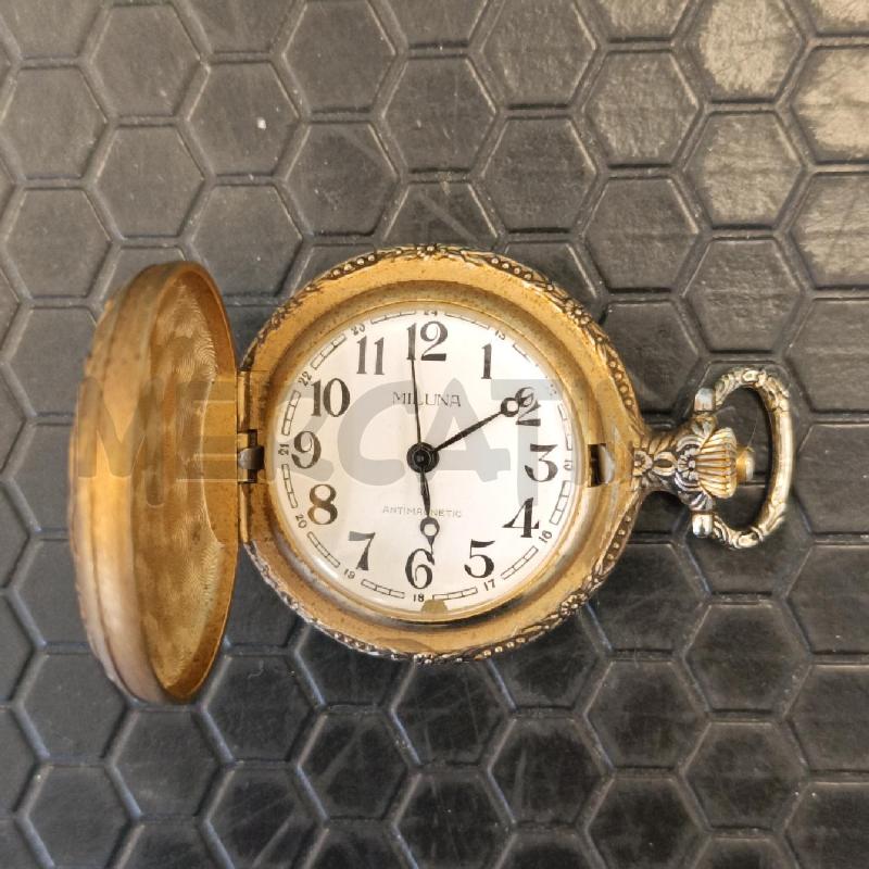 OROLOGIO DA TASCHINO MILUNA ANTIMAGNETIC PROFILO CAVALLI DA REVISIONARE | Mercatino dell'Usato Colleferro 1