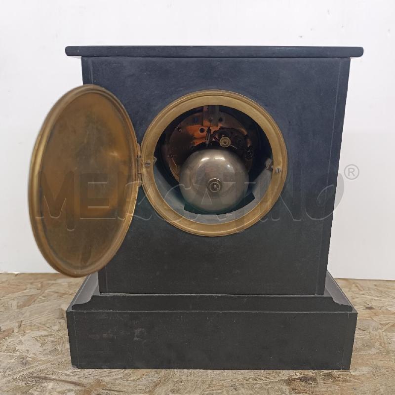 OROLOGIO DA TAVOLO IN ARDESIA E MARMO CON CHIAVETTA | Mercatino dell'Usato Colleferro 3