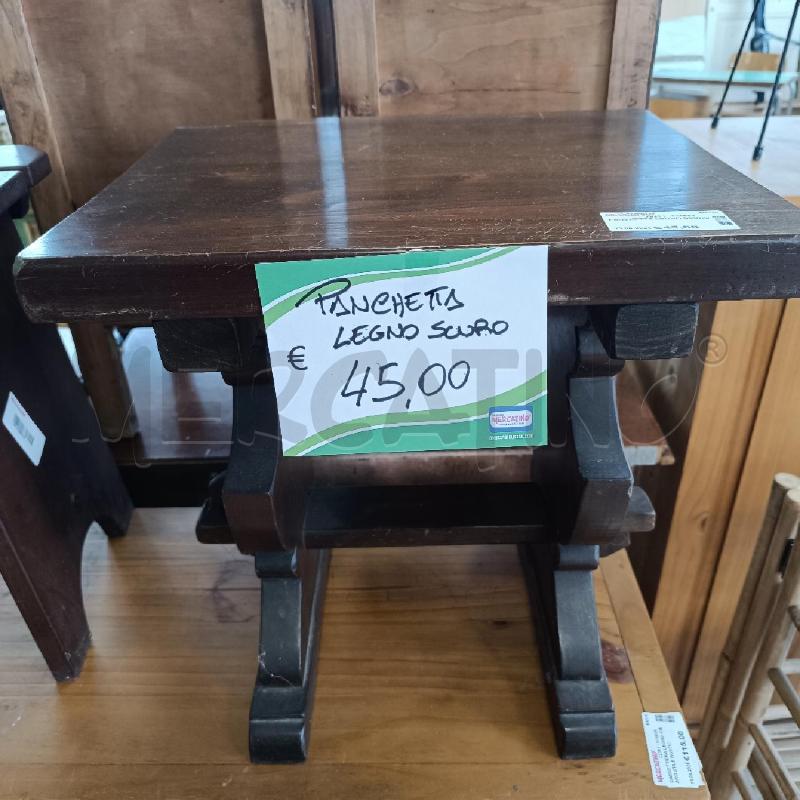 PANCHETTA LEGNO SCURO | Mercatino dell'Usato Colleferro 1