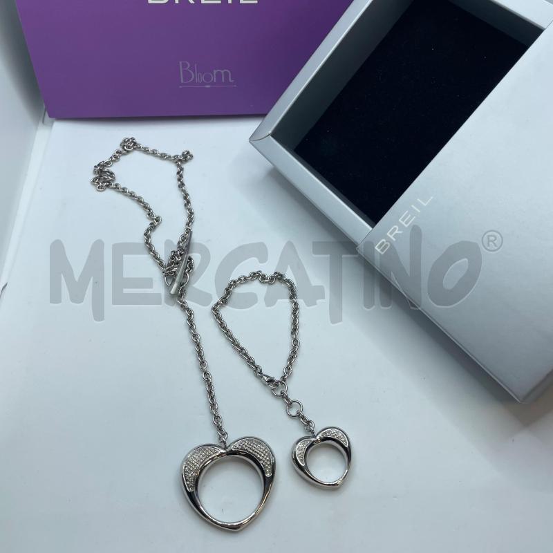 PARURE BREIL C+B CUORE STRASS | Mercatino dell'Usato Colleferro 1