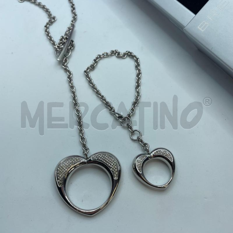 PARURE BREIL C+B CUORE STRASS | Mercatino dell'Usato Colleferro 2