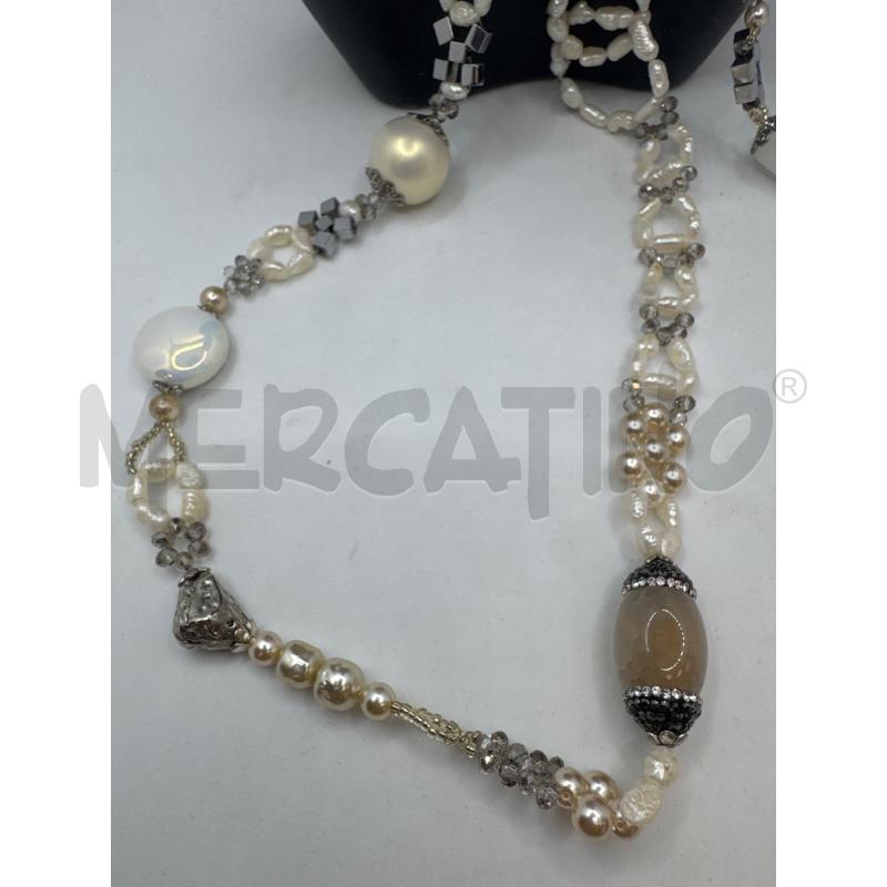 PARURE PERLE DI FIUME CERAMICA C+B | Mercatino dell'Usato Colleferro 2