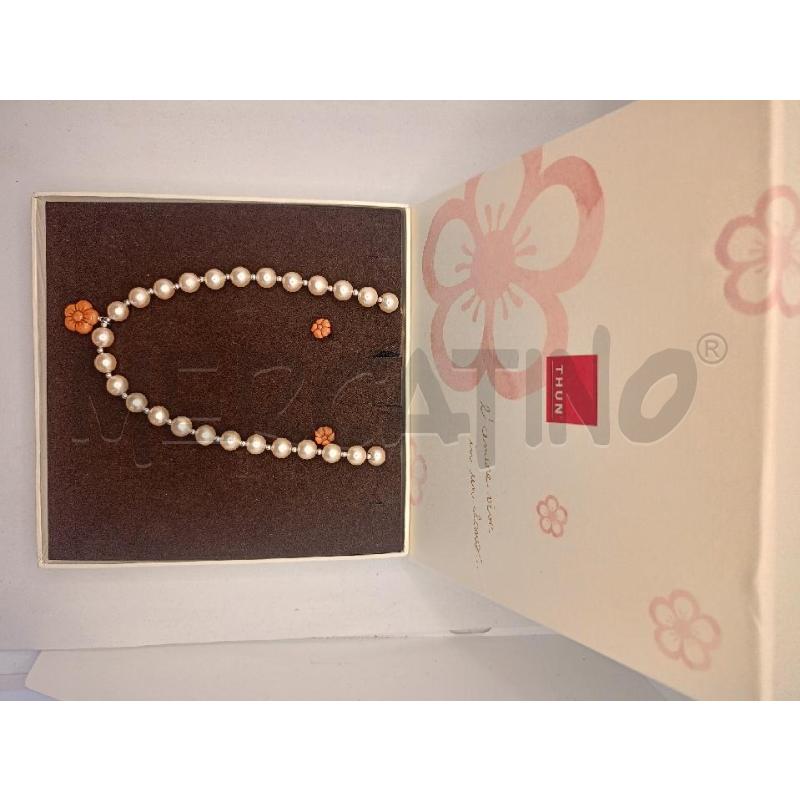 PARURE THUN C+O PERLE FIORE | Mercatino dell'Usato Colleferro 1