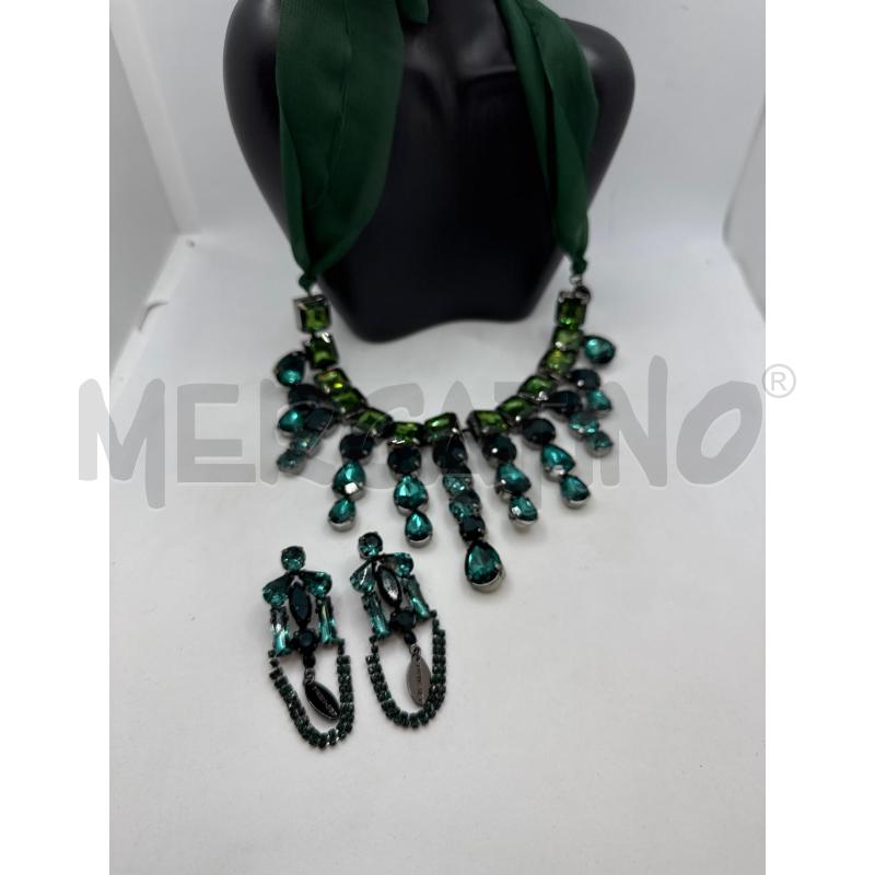 PARURE TWINSET PIE VERDI OREC+ COLLANA  | Mercatino dell'Usato Colleferro 1