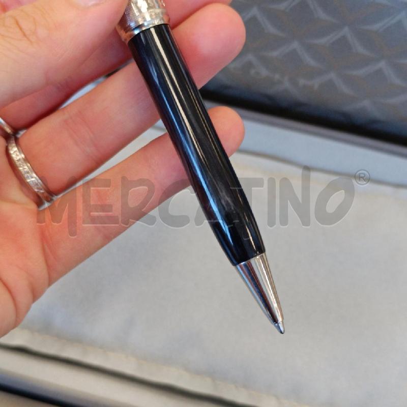 PENNA A SFERA VISCONTI NUOVA NERA SFUMATA STILE MARMO | Mercatino dell'Usato Colleferro 4
