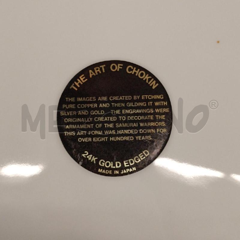 PIATTINI PZ. 4 MADE IN JAPAN PLACCATI ORO 24 KARATI | Mercatino dell'Usato Colleferro 3